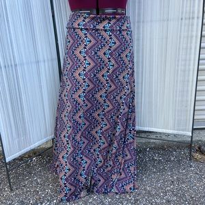 Beautiful fold over waist maxi Skirt- 2XL